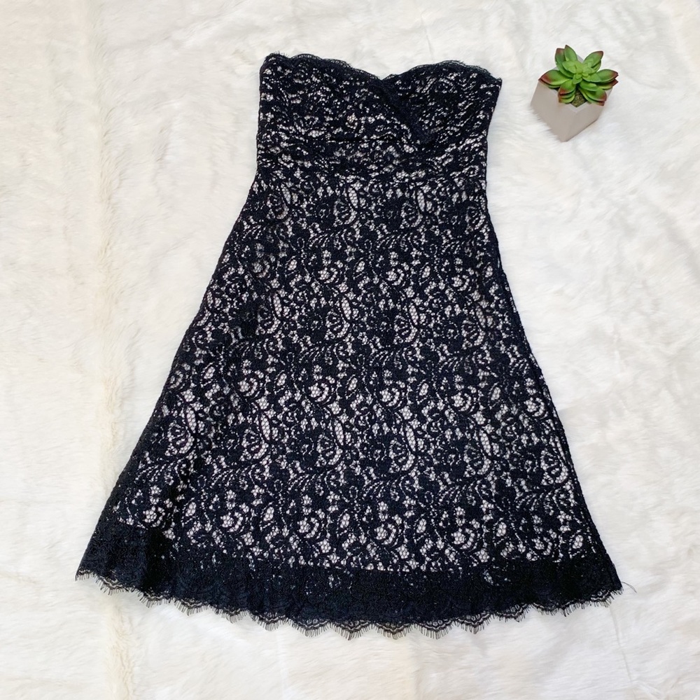 Lace black dress